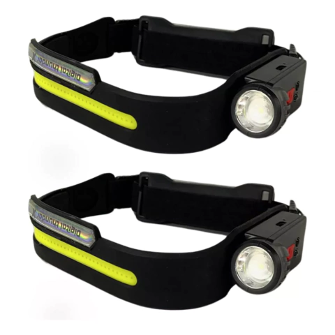 Linterna Minero Recargable Usb Vincha Cabeza Luz Led 1 u.
